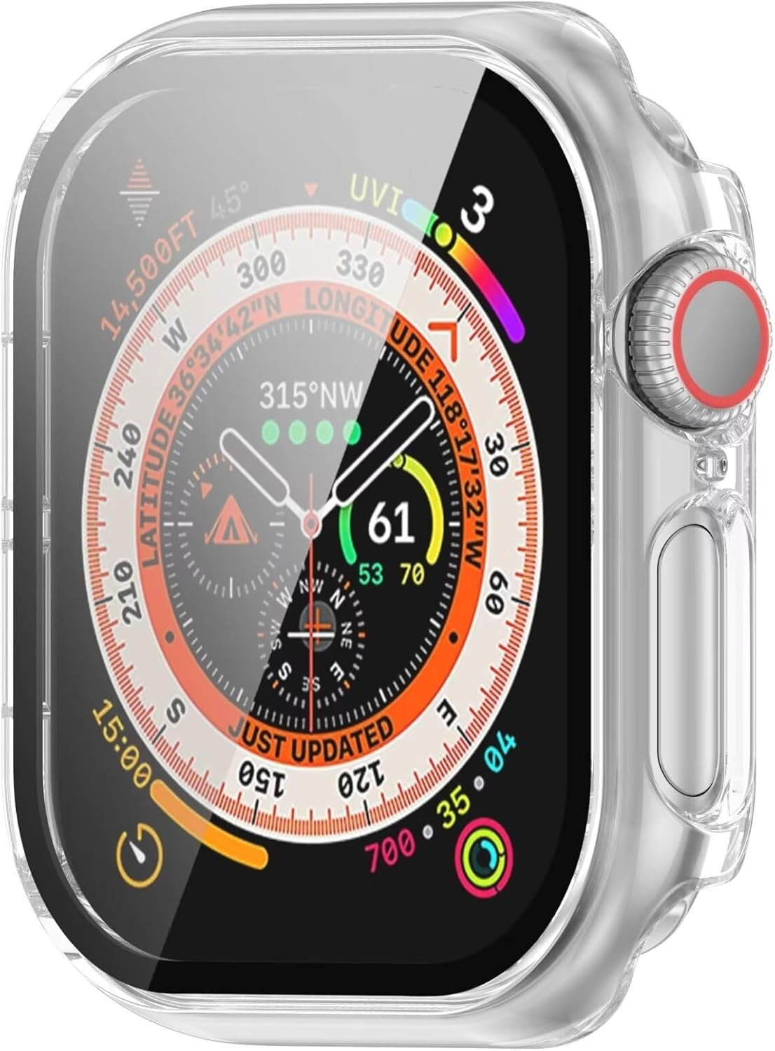 Apple Watch 11 Hard Case with Glass (Transparent)
