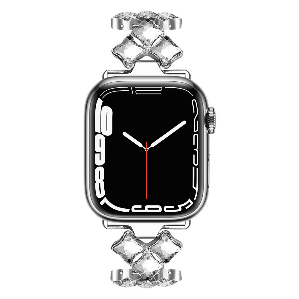 apple-watch-diamant-bandje-zilver