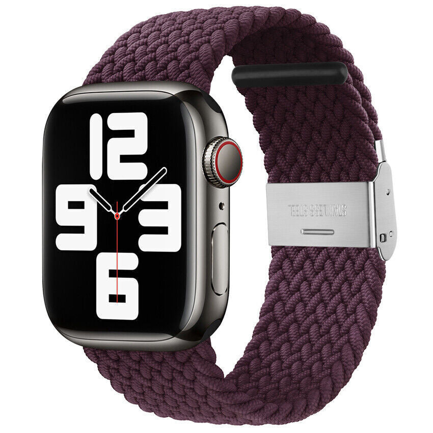 apple-watch-gevlochten-bandje-cherry