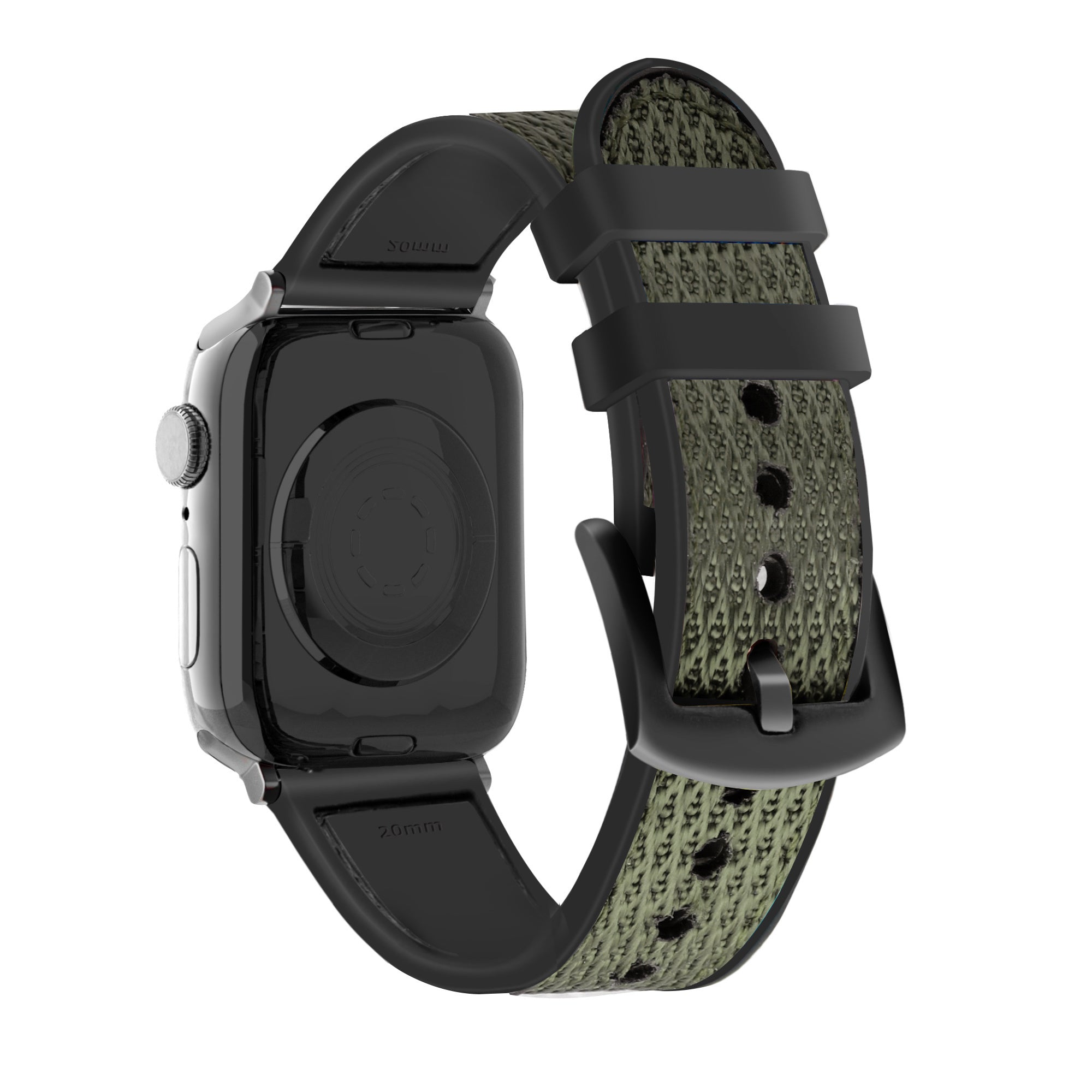 apple-watch-hybridarmband-nylon-gruen