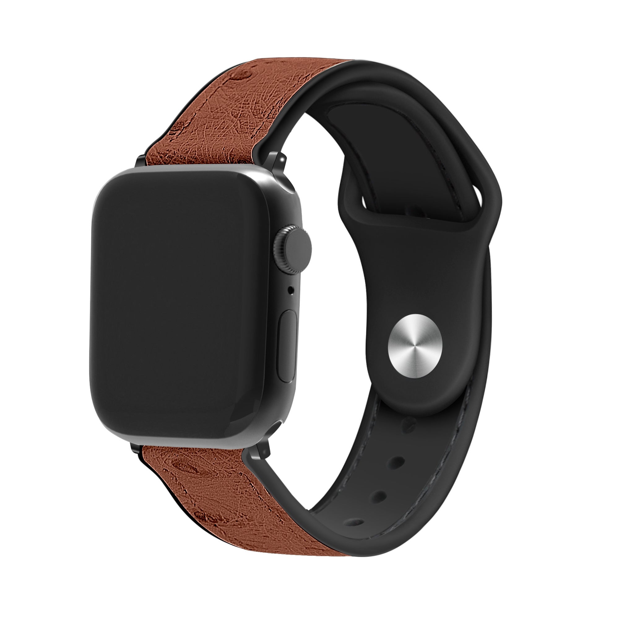 apple-watch-leder-hybridarmband-braun