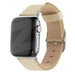 Bandz Apple Watch Leather Strap 'Deluxe' (Khaki)