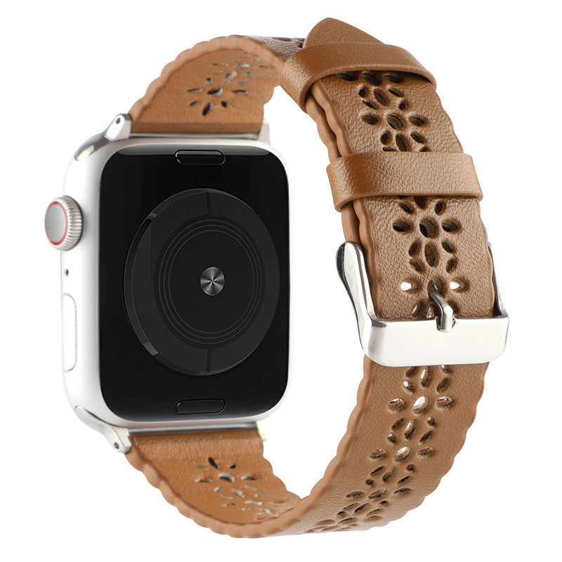 apple-watch-leren-band-patroon-bruin-1