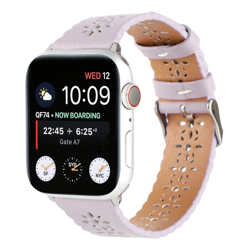 apple-watch-leren-band-patroon-lichtpaars