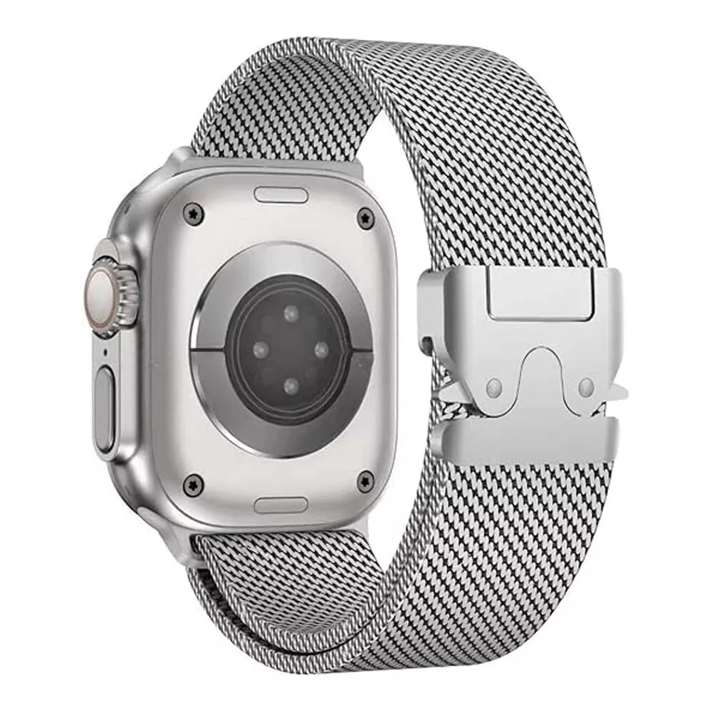 Apple Watch Titanium Milanese Strap (Silver)