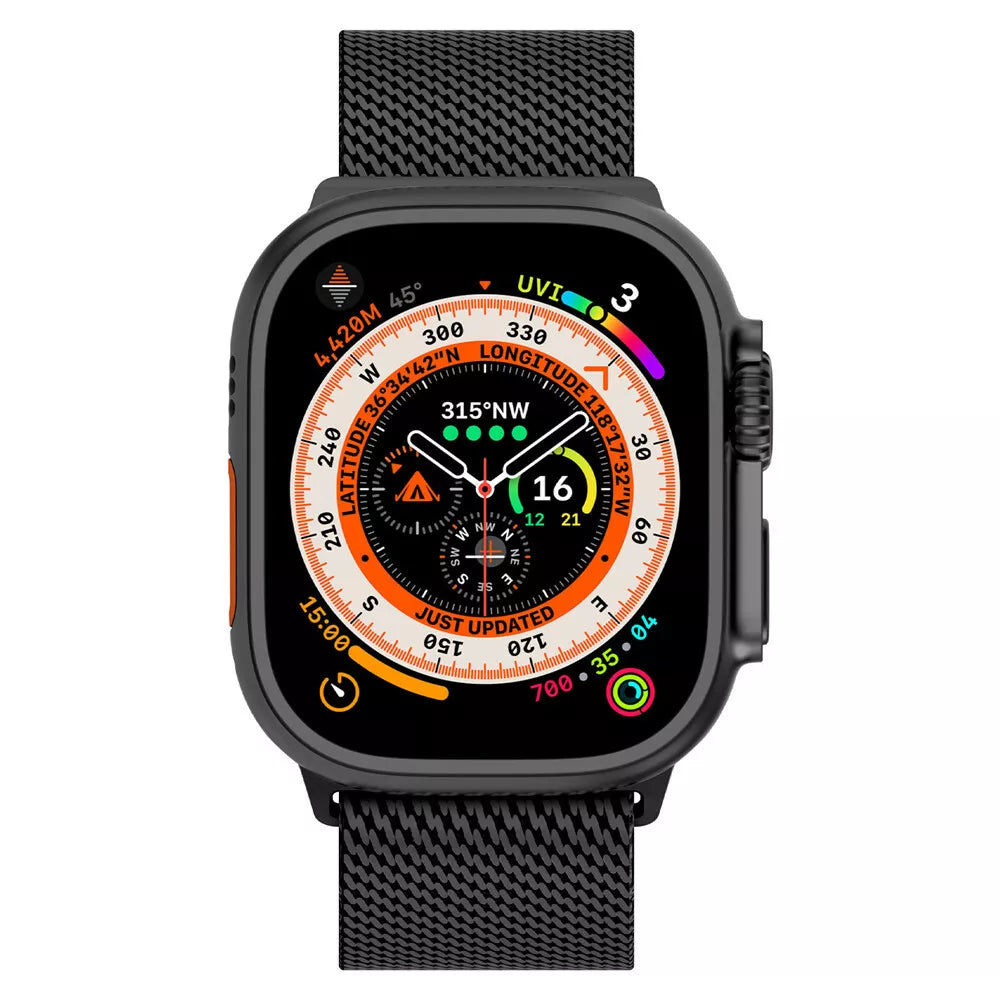 Apple Watch Titanium Milanese Band (Black)