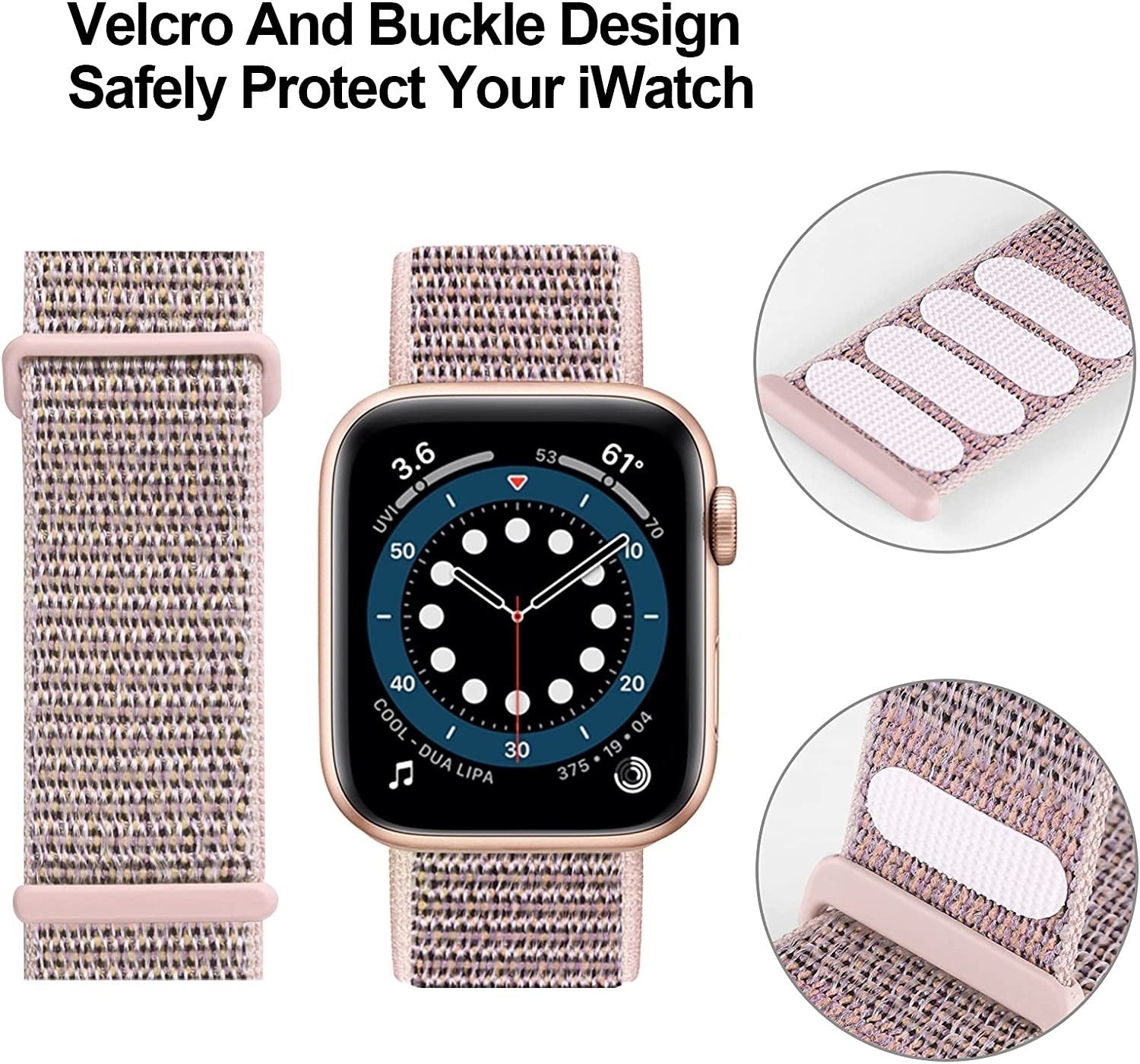 apple-watch-nylon-bandje-pink-sand-1