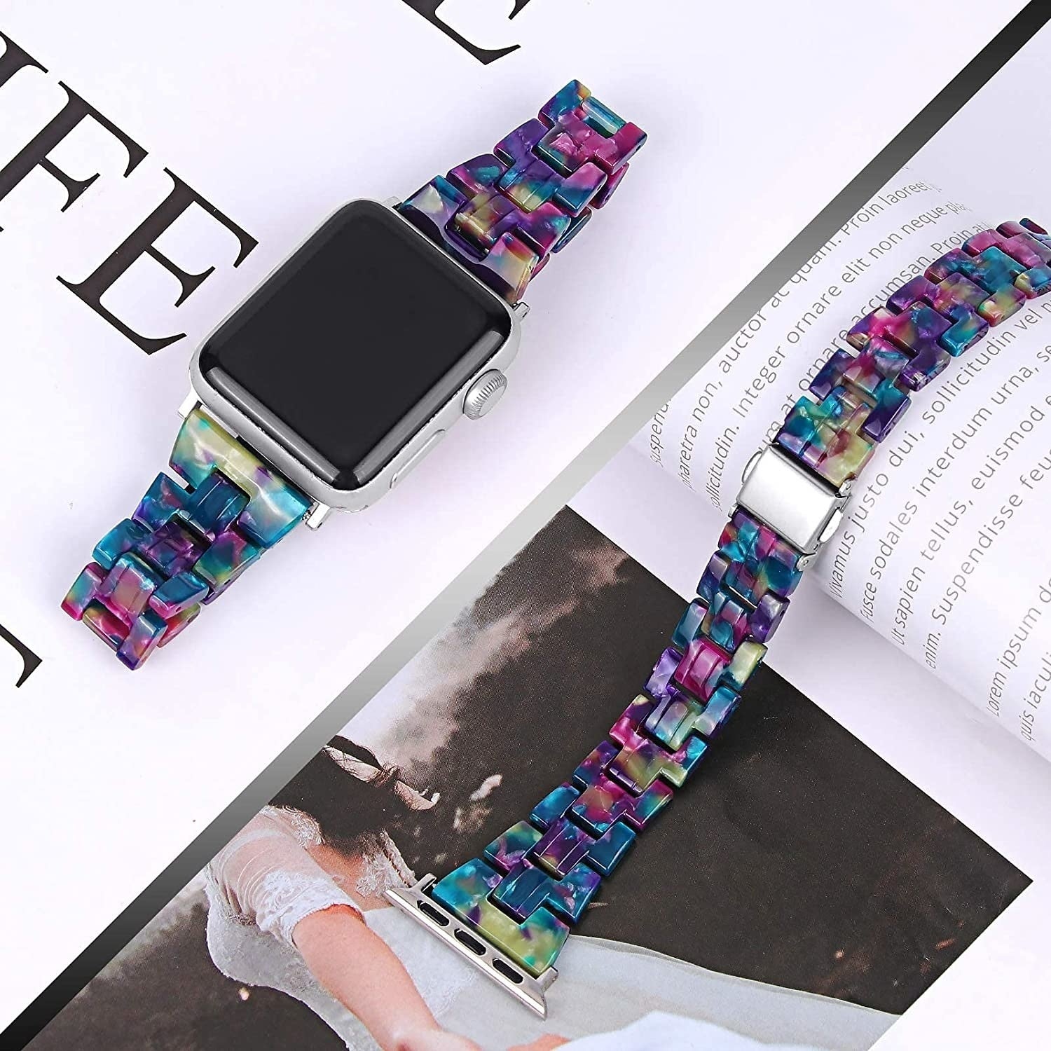 apple-watch-resin-band-paars-kleurrijk-2