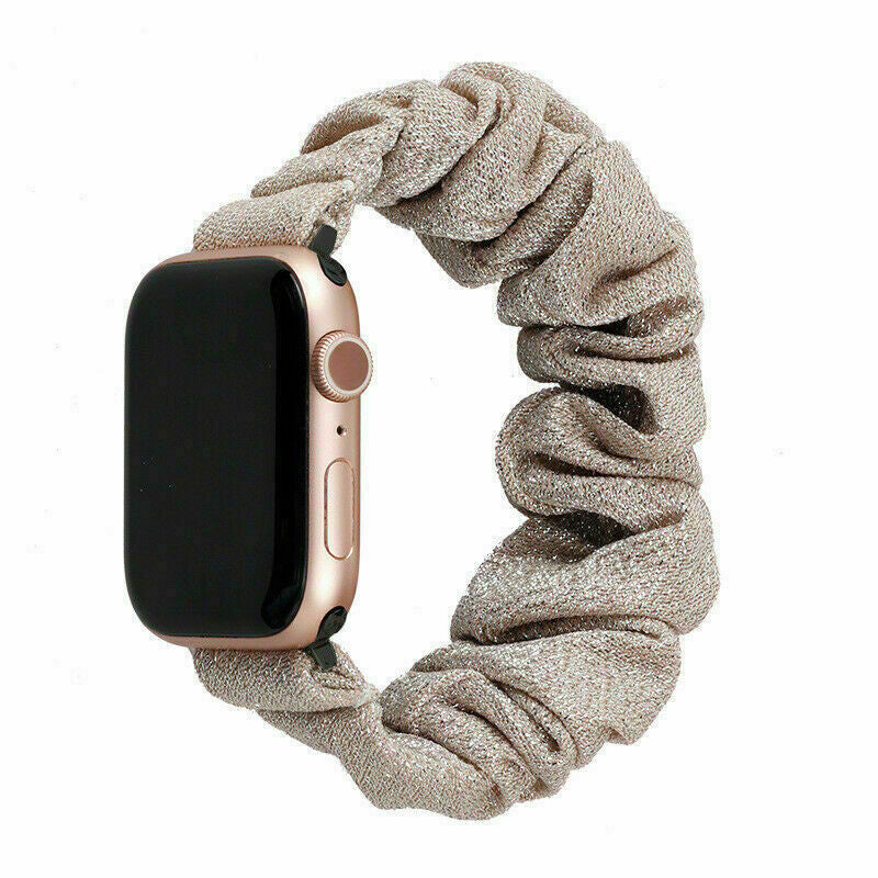 apple-watch-scrunchie-band-goud