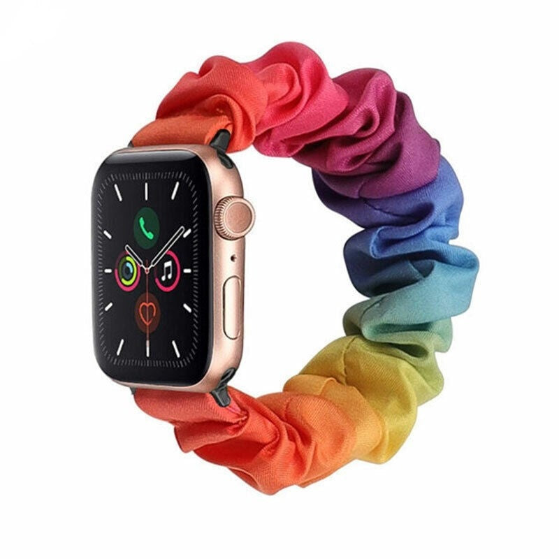 apple-watch-scrunchie-band-regenboog