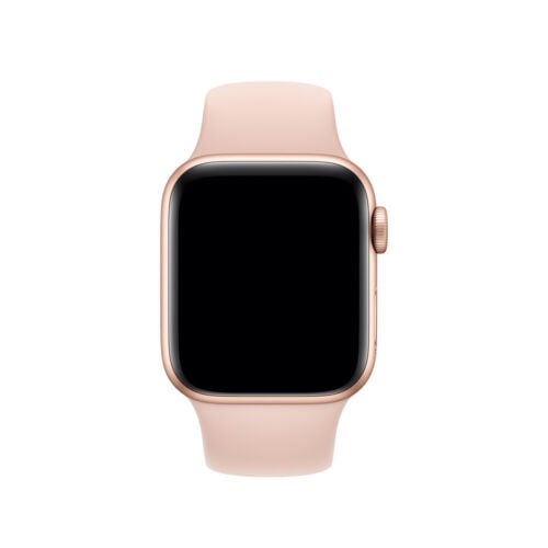 apple watch siliconen bandje pink sand 1