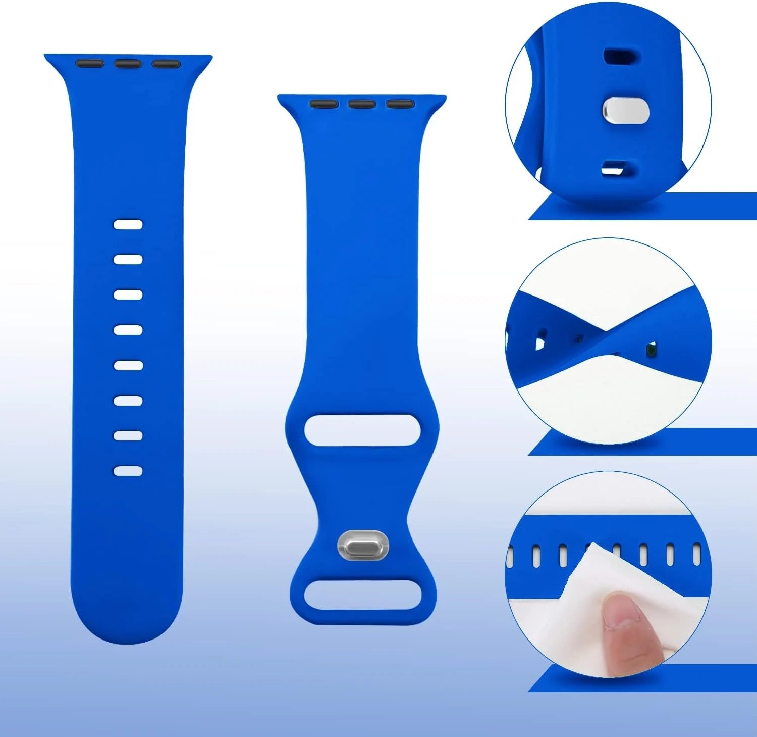 Apple Watch Silicone Strap Classic (Royal Blue)