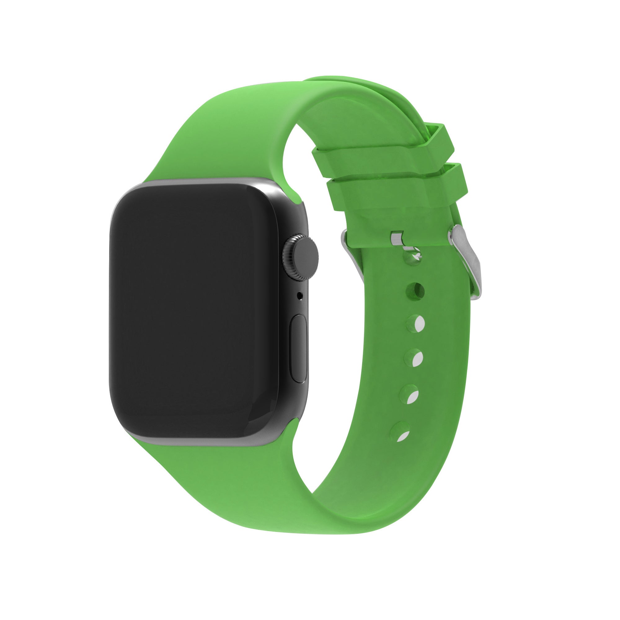 apple-watch-silikon-schnallenarmband-gruen