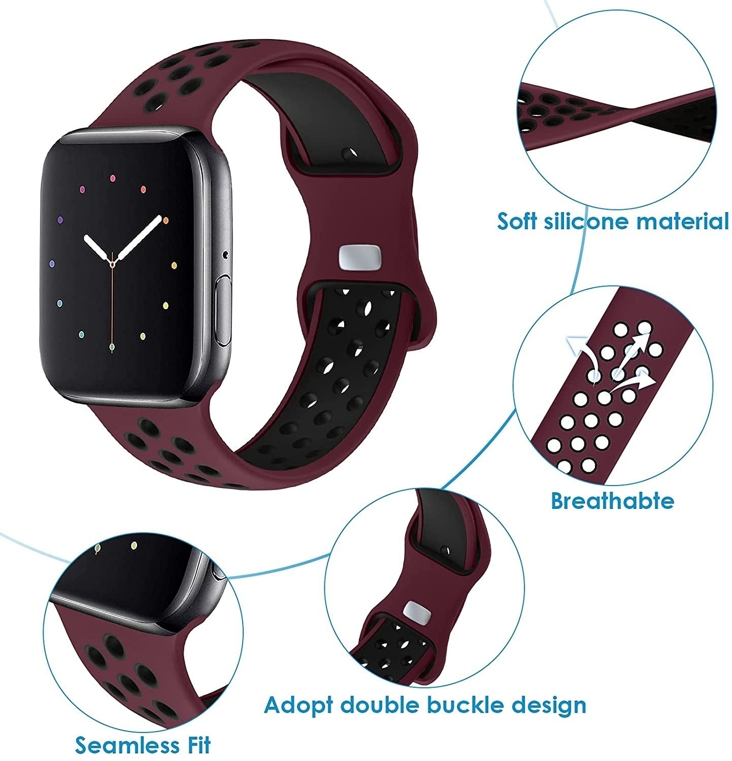 apple-watch-sport-band-bordeauxrood-zwart-1