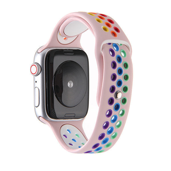 apple-watch-sport-band-roze-kleurrijk