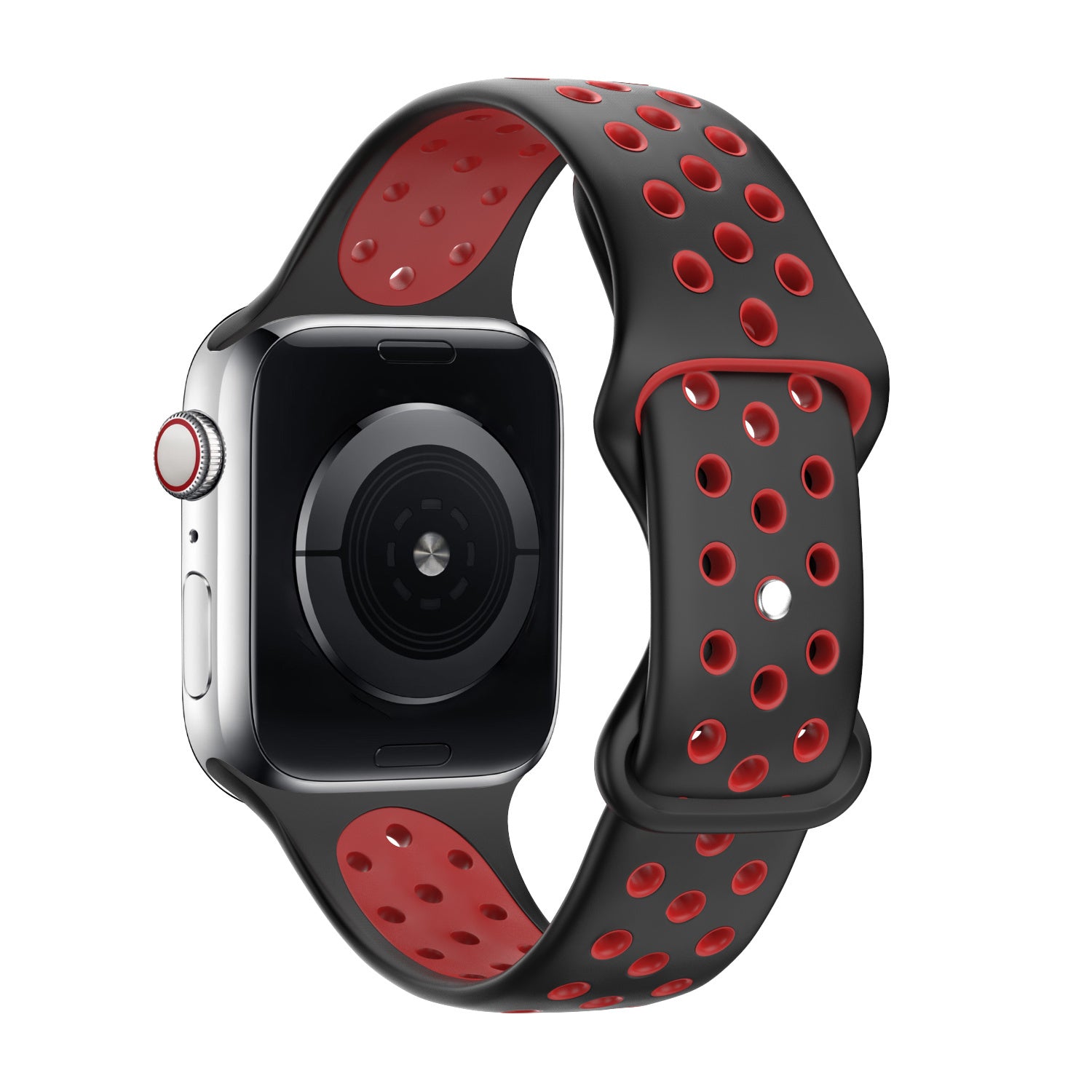 apple-watch-sport-bandje-zwart-rood-1