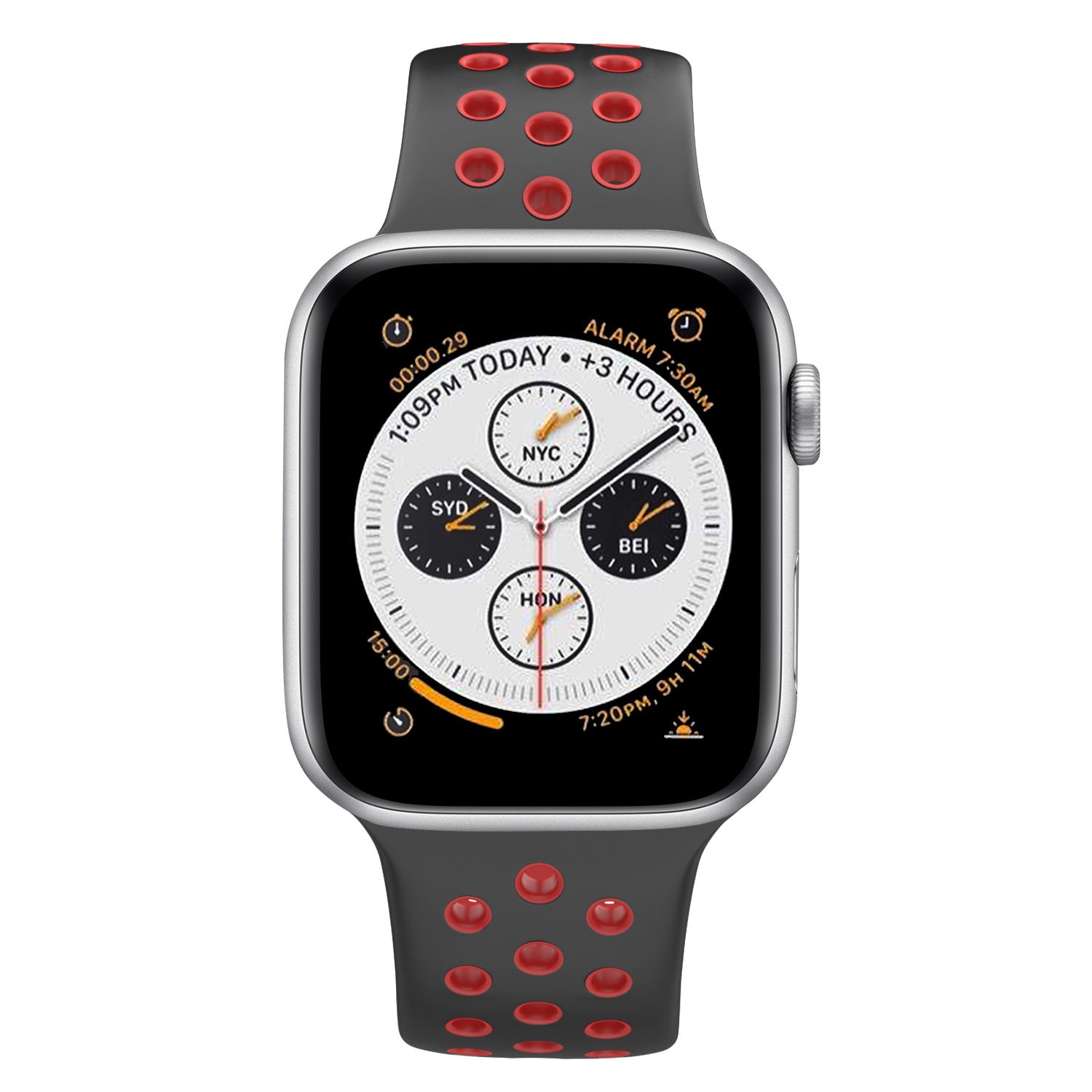 apple-watch-sport-bandje-zwart-rood-2