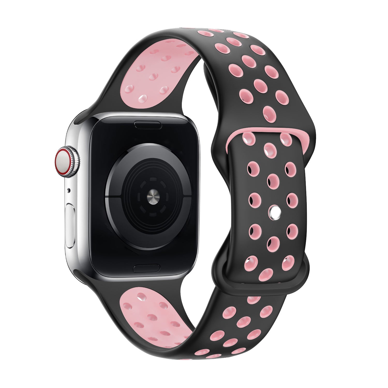 apple-watch-sport-bandje-zwart-roze-1