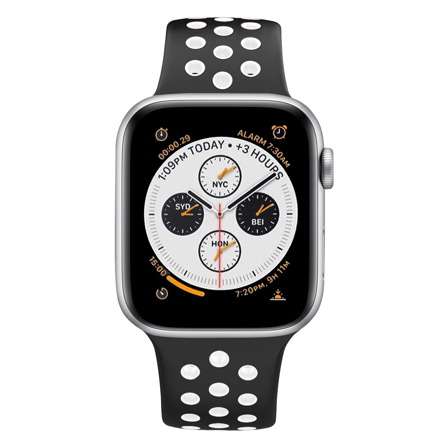 apple-watch-sport-bandje-zwart-wit-2