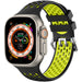 Apple Watch Sport Strap with Buckle (Black/Yellow)