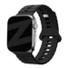 Bandz Apple Watch Silicone Strap 'Single Link' (Black)