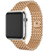 Apple Watch Beaded Steel Strap (Rose Gold)