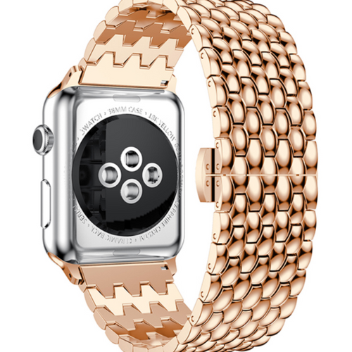 apple-watch-stalen-draak-band-rose-goud-2