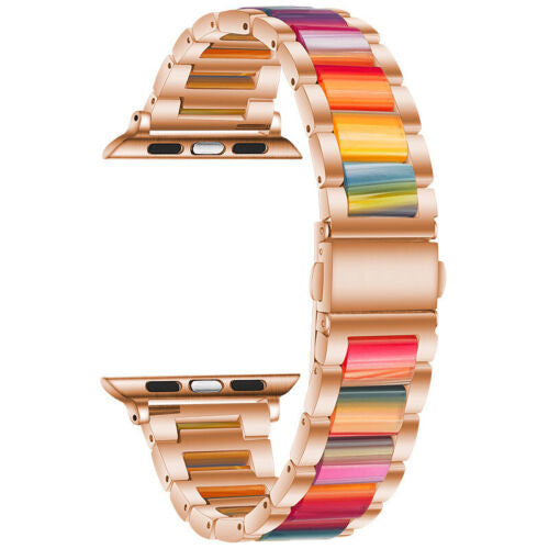 apple-watch-stalen-resin-band-rose-kleurrijk-2