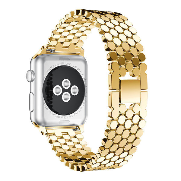 apple-watch-stalen-vis-band-goud-2