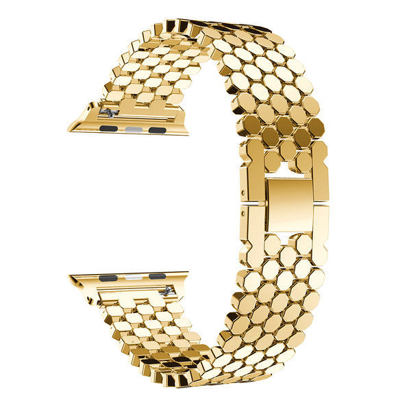 apple-watch-stalen-vis-band-goud-4