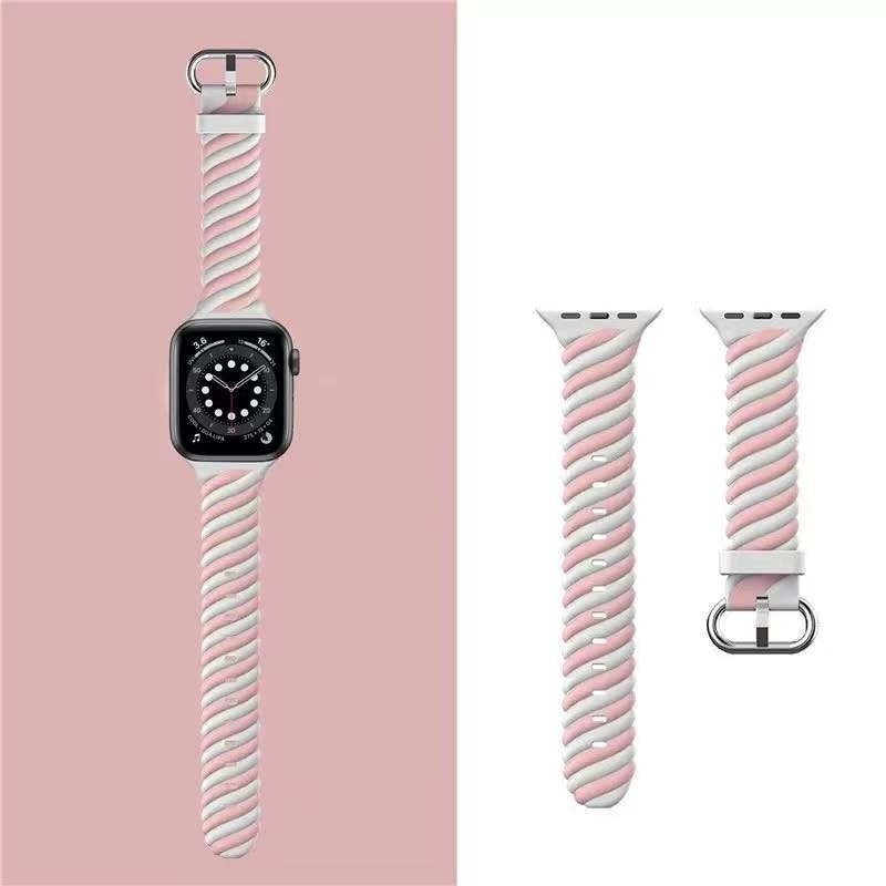 apple-watch-twisted-siliconen-bandje-wit-roze-1