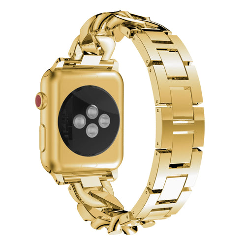 Bandz Apple Watch Chain Diamond Strap (Gold)