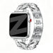 Bandz Apple Watch Chain Diamond Strap (Silver)
