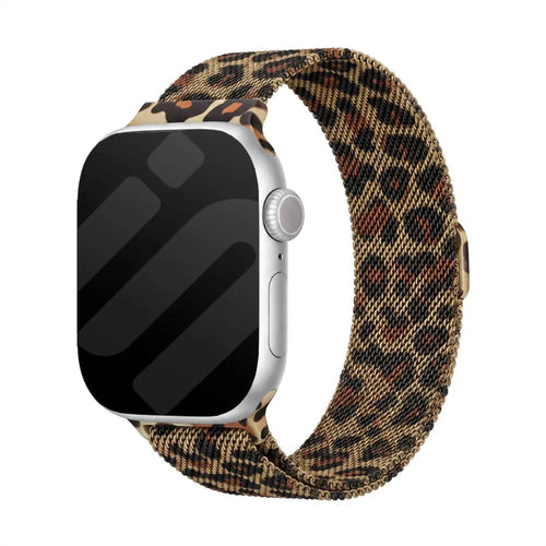 apple watch milanese band leopard