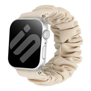 apple watch scrunchie band starlight