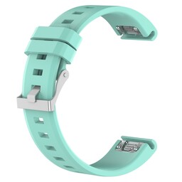 Garmin Instinct E - 45mm Glossy Silicone Strap (Aqua)