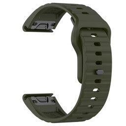 Garmin Instinct 3 - 50mm Outdoor Silicone Strap (Army Green)