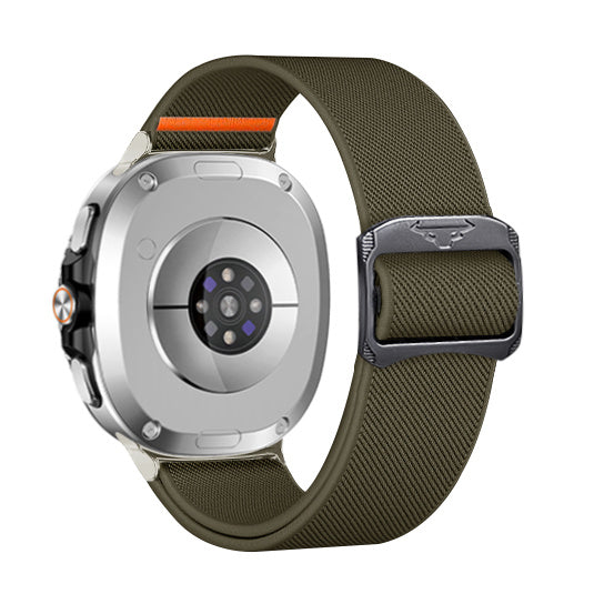 Samsung Galaxy Watch 8 Classic Elastic Strap (Army Green)