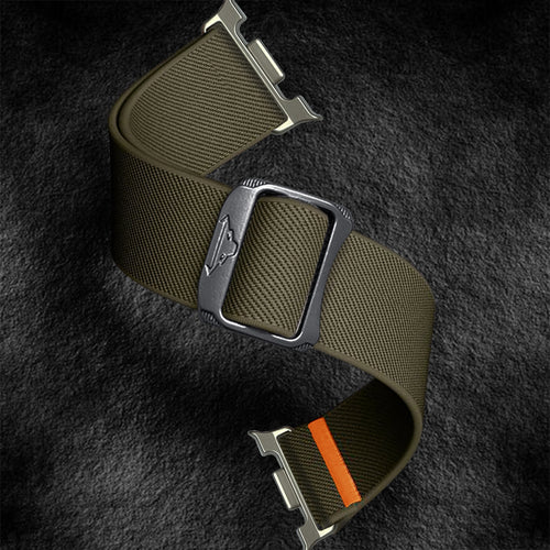 Samsung Galaxy Watch 8 Classic Elastic Strap (Army Green)