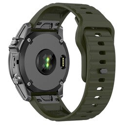 Garmin Instinct 3 - 50mm Outdoor Silicone Strap (Army Green)