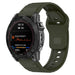 Garmin Fenix 8 - 47mm Outdoor Silicone Strap (Army Green)
