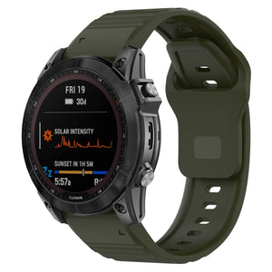 Garmin Forerunner 970 Outdoor Silicone Strap (Army Green)