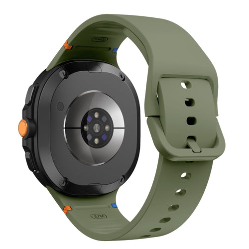 Samsung Galaxy Watch 8 - 44mm Silicone Strap (Army Green)