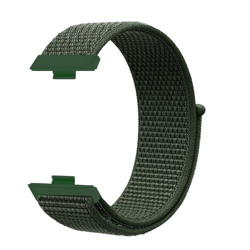 Huawei Watch Fit 5 Nylon Strap (Dark Green)