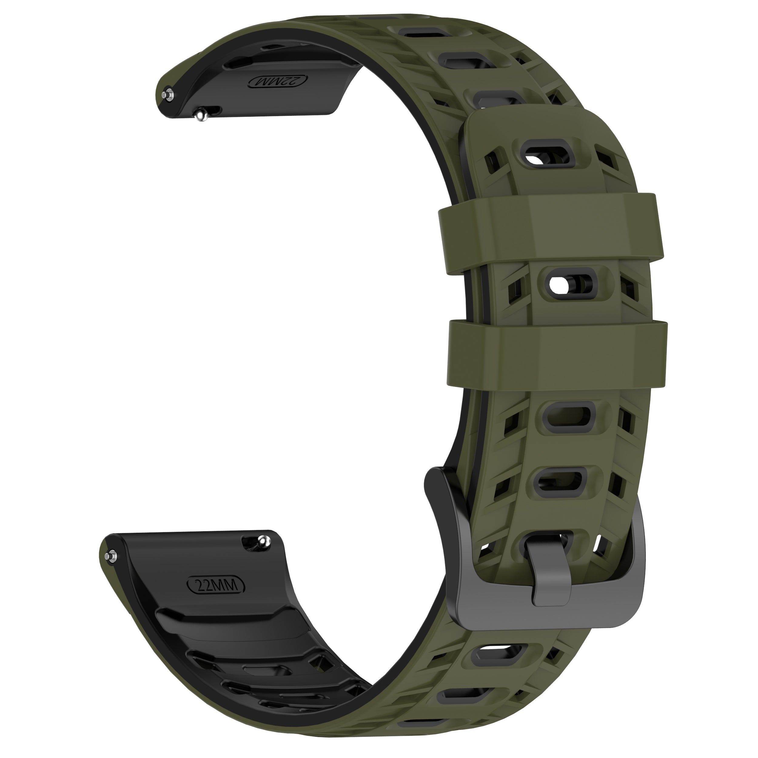 Suunto 9 Peak Mecha Sport Strap (Green/Black)