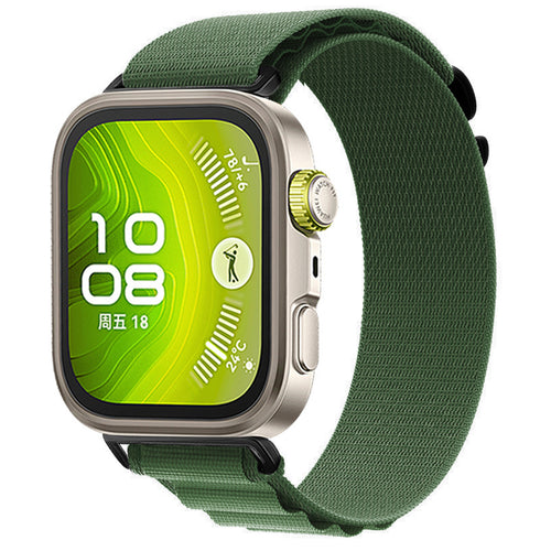 Huawei Watch Fit 4 Pro Alpine Nylon Strap (Army Green)