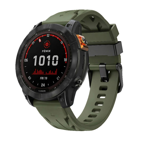 Garmin Instinct Race Silicone Strap (Army Green)