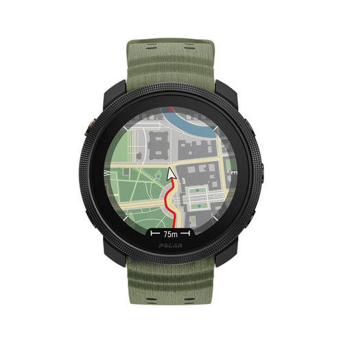 Polar Vantage V3 Silicone Grain Strap (Army Green)