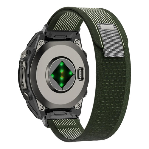 Garmin Quatix 8 Pro - 47mm Premium Trail Loop Strap (Army Green)