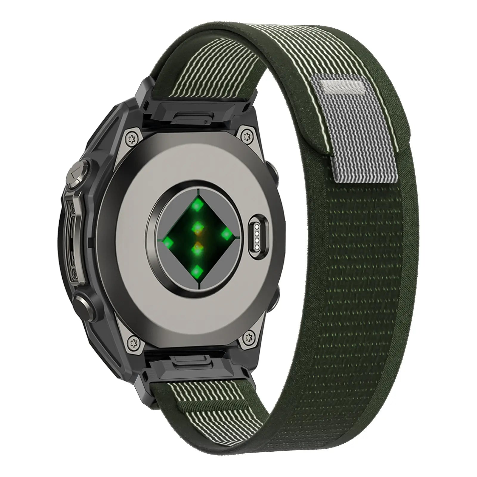 Garmin Quatix 8 Pro - 47mm Premium Trail Loop Strap (Army Green)
